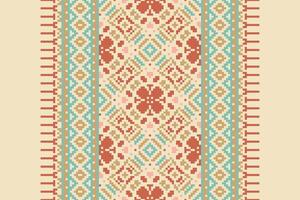 Kurti Pattern Seamless Scandinavian pattern Motif embroidery, Pixel Ikat embroidery Design for Print australian curtain pattern geometric pillow model kurti mughal flowers vector
