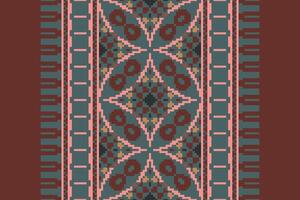 Kurti Pattern Seamless Scandinavian pattern Motif embroidery, Pixel Ikat embroidery Design for Print egyptian hieroglyphs tibetan geo pattern vector