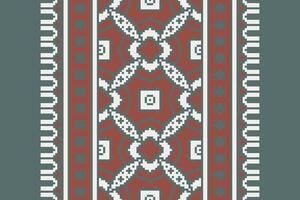 Ghagra Pattern Seamless Bandana print silk Motif embroidery, Pixel Ikat embroidery Design for Print kurta pattern mughal motifs tapestry pattern floral repeat vector