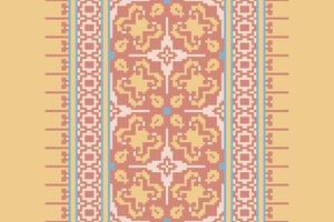 Ghagra Pattern Seamless Native American, Motif embroidery, Pixel Ikat embroidery Design for Print australian curtain pattern geometric pillow model kurti mughal flowers vector
