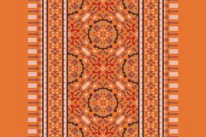 Ghagra Pattern Seamless Australian aboriginal pattern Motif embroidery, Pixel Ikat embroidery Design for Print endless arabesque cloth dupatta shawl bandana print silk kurta men vector