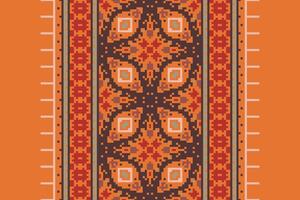 Ghagra Pattern Seamless Australian aboriginal pattern Motif embroidery, Pixel Ikat embroidery Design for Print Texture fabric saree sari carpet. kurta patola saree vector