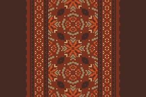 Ghagra Pattern Seamless Australian aboriginal pattern Motif embroidery, Pixel Ikat embroidery Design for Print jacquard slavic pattern folklore pattern kente arabesque vector