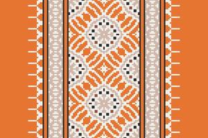 Ghagra Pattern Seamless Mughal architecture Motif embroidery, Pixel Ikat embroidery Design for Print pattern vintage flower folk navajo patchwork pattern vector