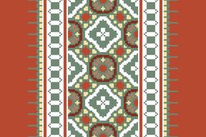 Ghagra Pattern Seamless Australian aboriginal pattern Motif embroidery, Pixel Ikat embroidery Design for Print indonesian batik motif embroidery native american kurta mughal design vector
