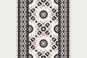 Ghagra Pattern Seamless Mughal architecture Motif embroidery, Pixel Ikat embroidery Design for Print lace pattern seamless pattern vintage shibori jacquard seamless vector