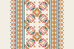 Ghagra Pattern Seamless Scandinavian pattern Motif embroidery, Pixel Ikat embroidery Design for Print australian curtain pattern geometric pillow model kurti mughal flowers vector