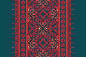 Ghagra Pattern Seamless Scandinavian pattern Motif embroidery, Pixel Ikat embroidery Design for Print kurta pattern mughal motifs tapestry pattern floral repeat vector