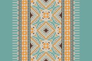 Motif folklore pattern Seamless Bandana print silk Motif embroidery, Pixel Ikat embroidery Design for Print australian curtain pattern geometric pillow model kurti mughal flowers vector