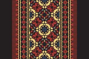 Motif folklore pattern Seamless Australian aboriginal pattern Motif embroidery, Pixel Ikat embroidery Design for Print indonesian batik motif embroidery native american kurta mughal design vector