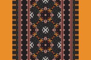 Motif folklore pattern Seamless Australian aboriginal pattern Motif embroidery, Pixel Ikat embroidery Design for Print indigenous art aboriginal art pattern floral kurti mughal border vector