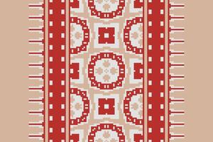 Motif folklore pattern Seamless Australian aboriginal pattern Motif embroidery, Pixel Ikat embroidery Design for Print tie dyeing pillowcase sambal puri kurti mughal architecture vector