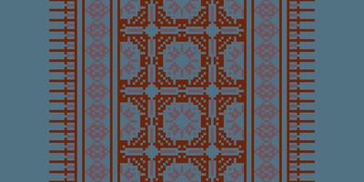 Tie dye Pattern Seamless Scandinavian pattern Motif embroidery, Pixel Ikat embroidery Design for Print vyshyvanka placemat quilt sarong sarong beach kurtis Indian motifs vector