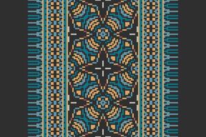 Motif folklore pattern Seamless Mughal architecture Motif embroidery, Pixel Ikat embroidery Design for Print australian curtain pattern geometric pillow model kurti mughal flowers vector