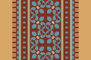 Motif folklore pattern Seamless Mughal architecture Motif embroidery, Pixel Ikat embroidery Design for Print jacquard slavic pattern folklore pattern kente arabesque vector