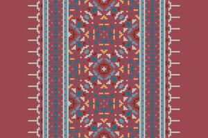 Motif folklore pattern Seamless Mughal architecture Motif embroidery, Pixel Ikat embroidery Design for Print lace pattern seamless pattern vintage shibori jacquard seamless vector