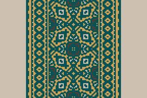 Motif folklore pattern Seamless Scandinavian pattern Motif embroidery, Pixel Ikat embroidery Design for Print indonesian batik motif embroidery native american kurta mughal design vector