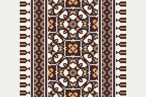 Motif folklore pattern Seamless Scandinavian pattern Motif embroidery, Pixel Ikat embroidery Design for Print australian curtain pattern geometric pillow model kurti mughal flowers vector