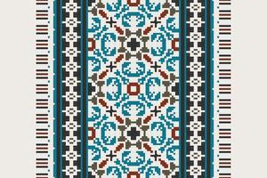 Motif folklore pattern Seamless Mughal architecture Motif embroidery, Pixel Ikat embroidery Design for Print lace pattern turkish ceramic ancient egypt art jacquard pattern vector