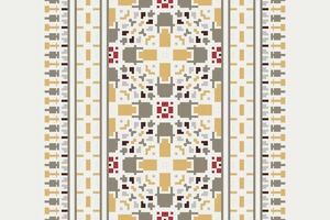 Motif folklore pattern Seamless Scandinavian pattern Motif embroidery, Pixel Ikat embroidery Design for Print lace pattern seamless pattern vintage shibori jacquard seamless vector