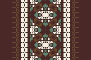 Motif folklore pattern Seamless Scandinavian pattern Motif embroidery, Pixel Ikat embroidery Design for Print border embroidery ancient egypt vector