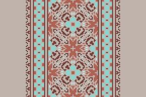 Silk fabric Patola sari Pattern Seamless Native American, Motif embroidery, Pixel Ikat embroidery Design for Print egyptian hieroglyphs tibetan geo pattern vector