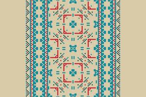 Silk fabric Patola sari Pattern Seamless Native American, Motif embroidery, Pixel Ikat embroidery Design for Print kurta pattern mughal motifs tapestry pattern floral repeat vector