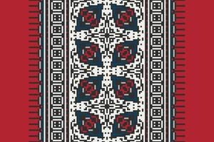 Silk fabric Patola sari Pattern Seamless Australian aboriginal pattern Motif embroidery, Pixel Ikat embroidery Design for Print Texture fabric saree sari carpet. kurta patola saree vector