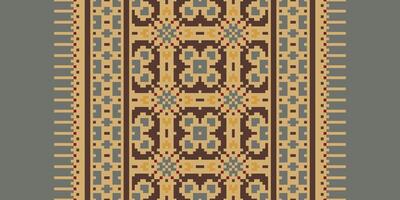 Tie dye Pattern Seamless Scandinavian pattern Motif embroidery, Pixel Ikat embroidery Design for Print scandinavian pattern saree ethnic nativity gypsy pattern vector