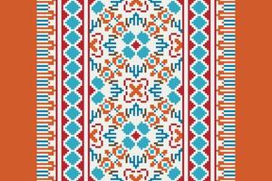 Silk fabric Patola sari Pattern Seamless Bandana print silk Motif embroidery, Pixel Ikat embroidery Design for Print egyptian hieroglyphs tibetan geo pattern vector