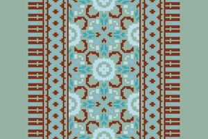 Silk fabric Patola sari Pattern Seamless Australian aboriginal pattern Motif embroidery, Pixel Ikat embroidery Design for Print tapestry floral kimono repeat pattern lacing spanish motif vector