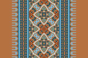 Silk fabric Patola sari Pattern Seamless Australian aboriginal pattern Motif embroidery, Pixel Ikat embroidery Design for Print indigenous art aboriginal art pattern floral kurti mughal border vector