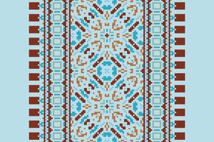 Silk fabric Patola sari Pattern Seamless Australian aboriginal pattern Motif embroidery, Pixel Ikat embroidery Design for Print tie dyeing pillowcase sambal puri kurti mughal architecture vector