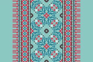 Silk fabric Patola sari Pattern Seamless Mughal architecture Motif embroidery, Pixel Ikat embroidery Design for Print jacquard slavic pattern folklore pattern kente arabesque vector