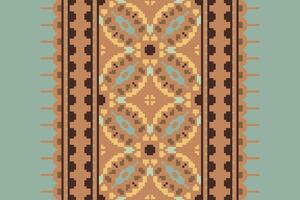 Silk fabric Patola sari Pattern Seamless Scandinavian pattern Motif embroidery, Pixel Ikat embroidery Design for Print egyptian hieroglyphs tibetan geo pattern vector