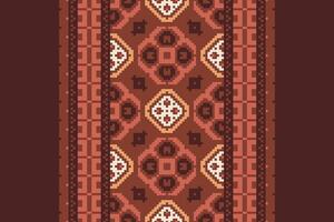 Silk fabric Patola sari Pattern Seamless Scandinavian pattern Motif embroidery, Pixel Ikat embroidery Design for Print tie dyeing pillowcase sambal puri kurti mughal architecture vector