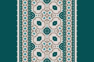 Silk fabric Patola sari Pattern Seamless Mughal architecture Motif embroidery, Pixel Ikat embroidery Design for Print tapestry floral kimono repeat pattern lacing spanish motif vector