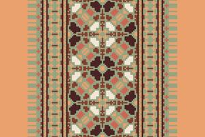 Silk fabric Patola sari Pattern Seamless Scandinavian pattern Motif embroidery, Pixel Ikat embroidery Design for Print australian curtain pattern geometric pillow model kurti mughal flowers vector