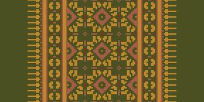 Motif folklore pattern Seamless Australian aboriginal pattern Motif embroidery, Pixel Ikat embroidery Design for Print scandinavian pattern saree ethnic nativity gypsy pattern vector