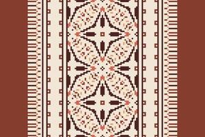 Nordic pattern Seamless Native American, Motif embroidery, Pixel Ikat embroidery Design for Print kurta pattern mughal motifs tapestry pattern floral repeat vector