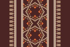 Nordic pattern Seamless Native American, Motif embroidery, Pixel Ikat embroidery Design for Print scandinavian pattern saree ethnic nativity gypsy pattern vector
