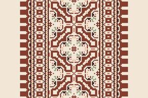 Nordic pattern Seamless Native American, Motif embroidery, Pixel Ikat embroidery Design for Print australian curtain pattern geometric pillow model kurti mughal flowers vector
