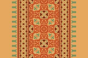 Nordic pattern Seamless Australian aboriginal pattern Motif embroidery, Pixel Ikat embroidery Design for Print indonesian batik motif embroidery native american kurta mughal design vector