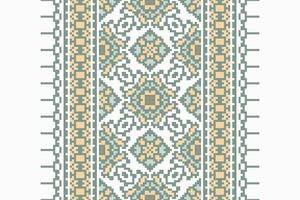 Nordic pattern Seamless Australian aboriginal pattern Motif embroidery, Pixel Ikat embroidery Design for Print scandinavian pattern saree ethnic nativity gypsy pattern vector