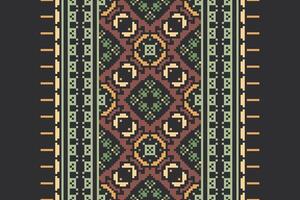 Nordic pattern Seamless Australian aboriginal pattern Motif embroidery, Pixel Ikat embroidery Design for Print scarf hijab pattern kerchief Pixel Ikat Silk kurti model mughal patterns vector