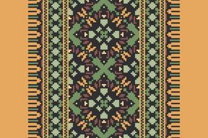 Nordic pattern Seamless Australian aboriginal pattern Motif embroidery, Pixel Ikat embroidery Design for Print australian curtain pattern geometric pillow model kurti mughal flowers vector