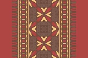 Nordic pattern Seamless Scandinavian pattern Motif embroidery, Pixel Ikat embroidery Design for Print scandinavian pattern saree ethnic nativity gypsy pattern vector