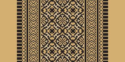 Baroque pattern Seamless Native American, Motif embroidery, Pixel Ikat embroidery Design for Print kurta pattern mughal motifs tapestry pattern floral repeat vector