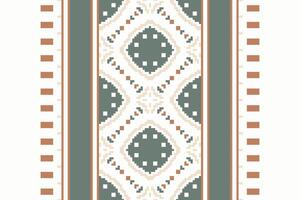 Navajo pattern Seamless Native American, Motif embroidery, Pixel Ikat embroidery Design for Print indigenous art aboriginal art pattern floral kurti mughal border vector