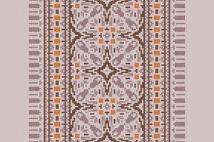 Navajo pattern Seamless Native American, Motif embroidery, Pixel Ikat embroidery Design for Print pattern vintage flower folk navajo patchwork pattern vector